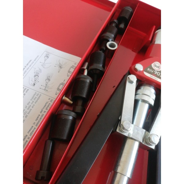 Remachadora manual Rivit riv903c para insertos m3/m10 con caja.